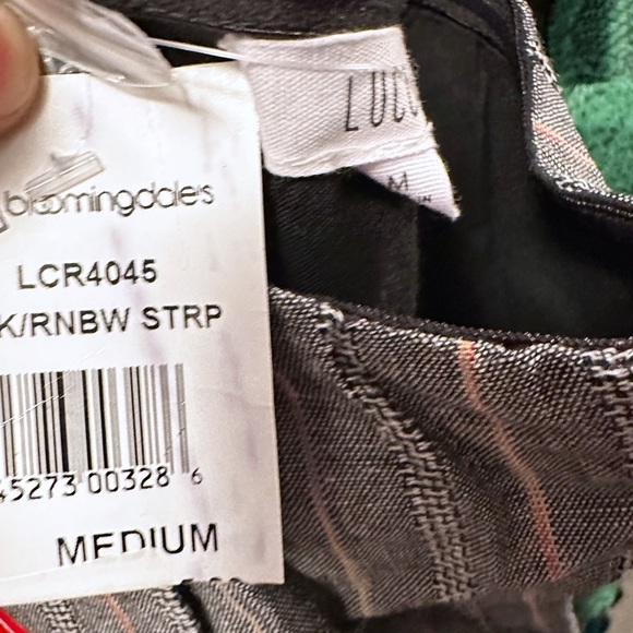 NWT LUCCA SQUARE NECK STRIPED JUMPSUIT - medium - Picture 4 of 4